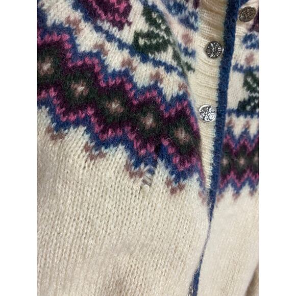 Vtg Woolrich Nordic Wool/ Mohair Sweater Small * - Picture 5 of 6